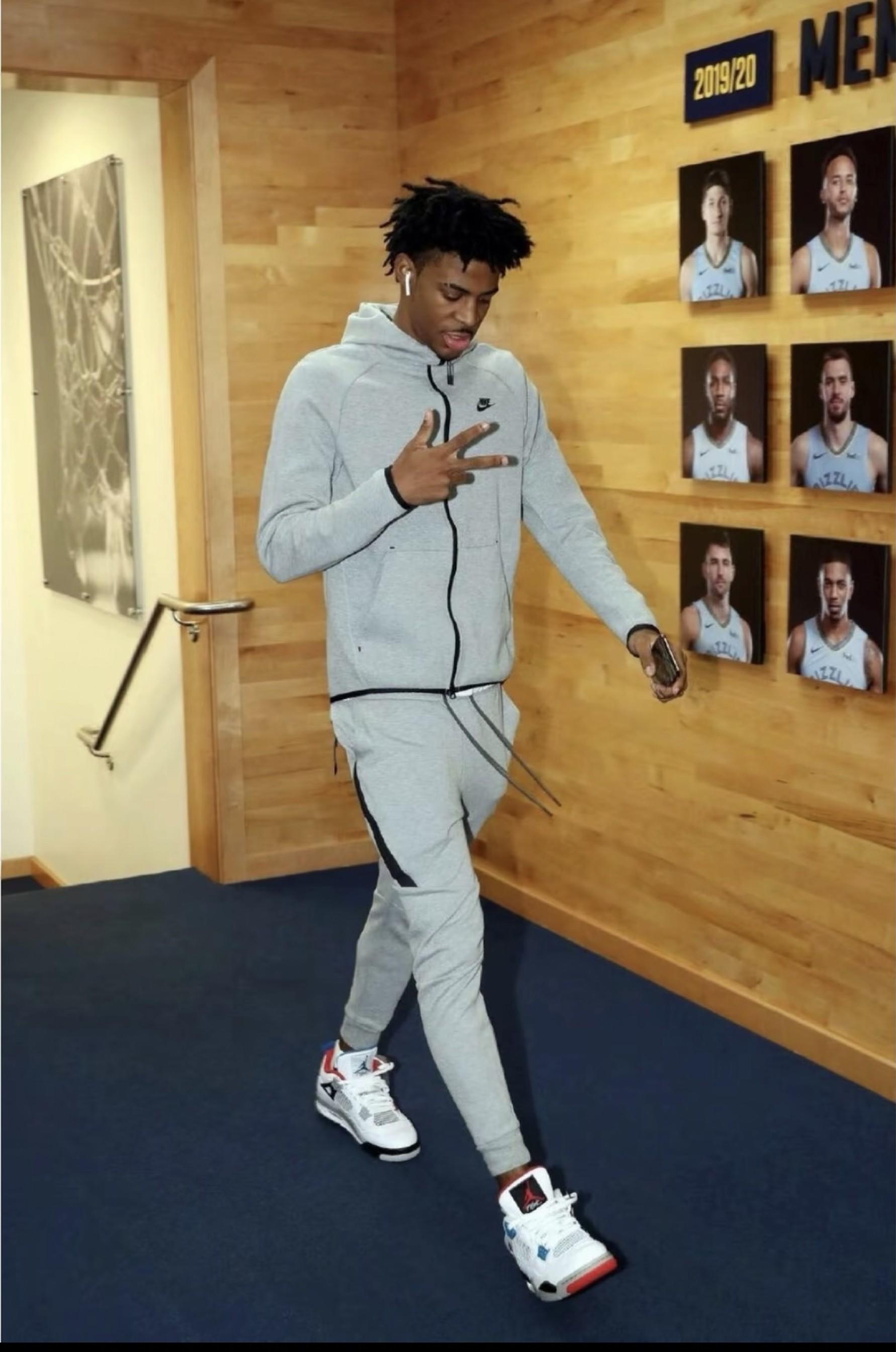 NBA球星美式篮球风穿搭|莫兰特🔥